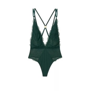 Боді Тедді Victoria's Secret Teddy Green Lace