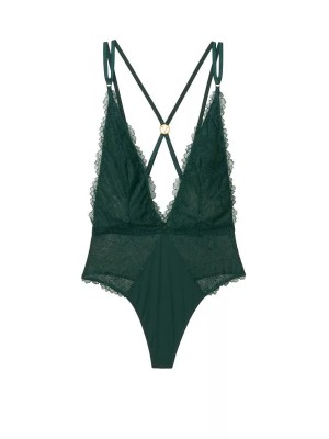 Боди Тедди Victoria’s Secret Teddy Green Lace