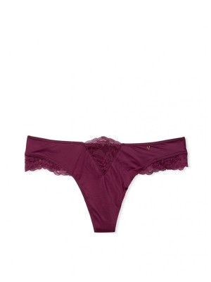 Трусики стринги VS Very Sexy Micro Lace Inset Thong panty