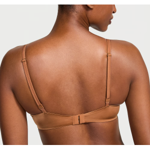 Бюстгальтер Smooth Lace-Trim Push-Up Bra Caramel