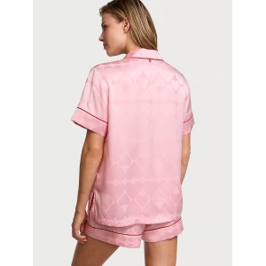 Пижама Glazed Satin Short Pajama Set Pretty Blossom