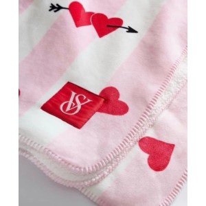 Плед Cozy plush Fleece Hearts blanket Victoria's Secret