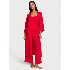 Піжама Modal 3-Piece PJ Set Mulberry Lipstick 