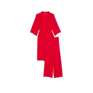 Піжама Modal 3-Piece PJ Set Mulberry Lipstick 