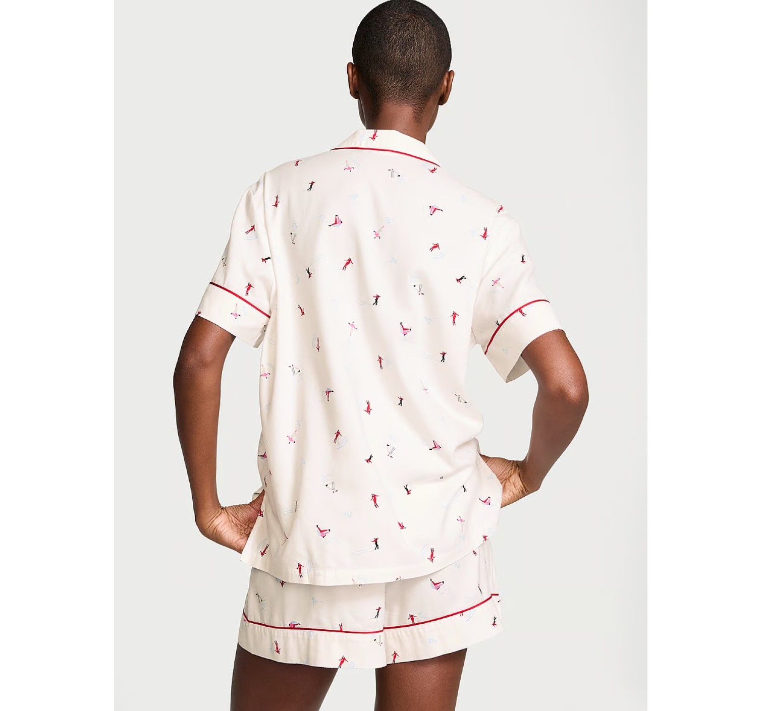 Піжама Flannel Short Pajama Set Skiers