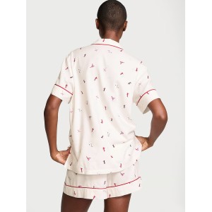 Піжама Flannel Short Pajama Set Skiers