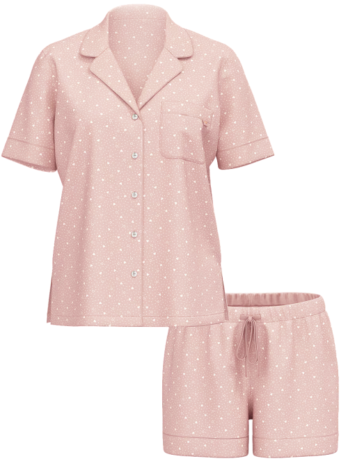 Піжама Modal Soft Short Pajama Set Pink Shimmer