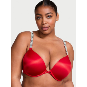 Комплект белья Bombshell Add 2 Cups Push Up Shine Strap Bra Set Lipstick