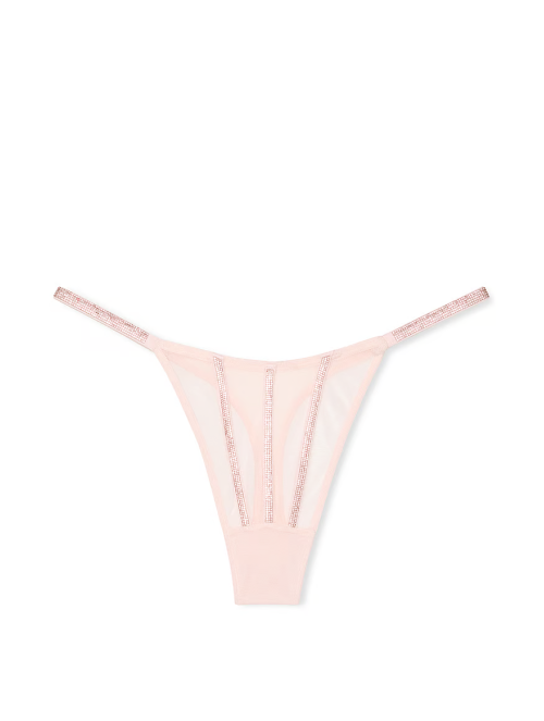 Трусики Sheer Shine Thong Panty Angel Pink
