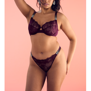 Трусики Scattered Shine Strap Lace Thong Panty Kir