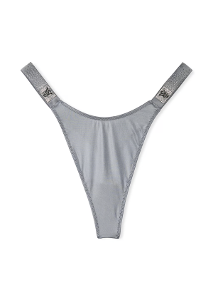 Трусики Scattered Shine Strap Smooth Thong Panty Asteroid Grey