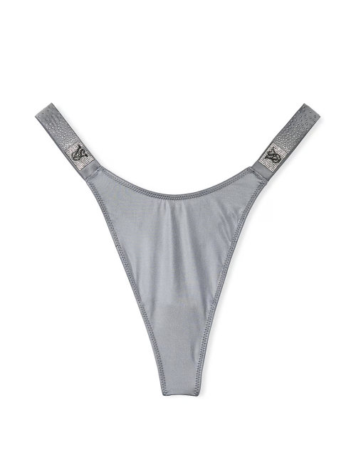 Трусики Scattered Shine Strap Smooth Thong Panty Asteroid Grey