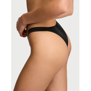 Трусики Scattered Shine Strap Brazilian Panty Black