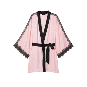 Халат Satin Jacquard Flounce Robe
