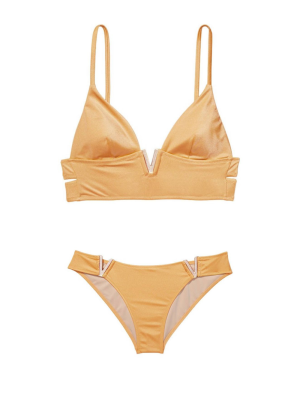 Купальник V-hardware Bralette & Brazilian panty Виктория Сикрет 
