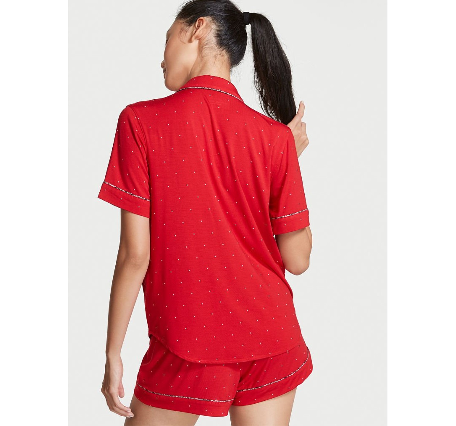 Пижама Modal Short Pj Set Lipstick Mini Dot