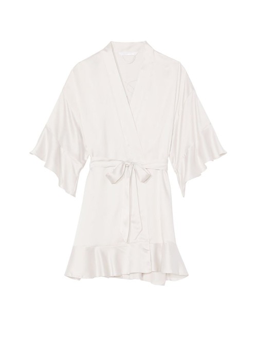 Халат Victoria Secret satin kimono logo Bride