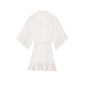 Халат Victoria Secret satin kimono logo Bride