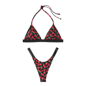 Купальник Shine Strap Triangle Bikini Mixed Berry