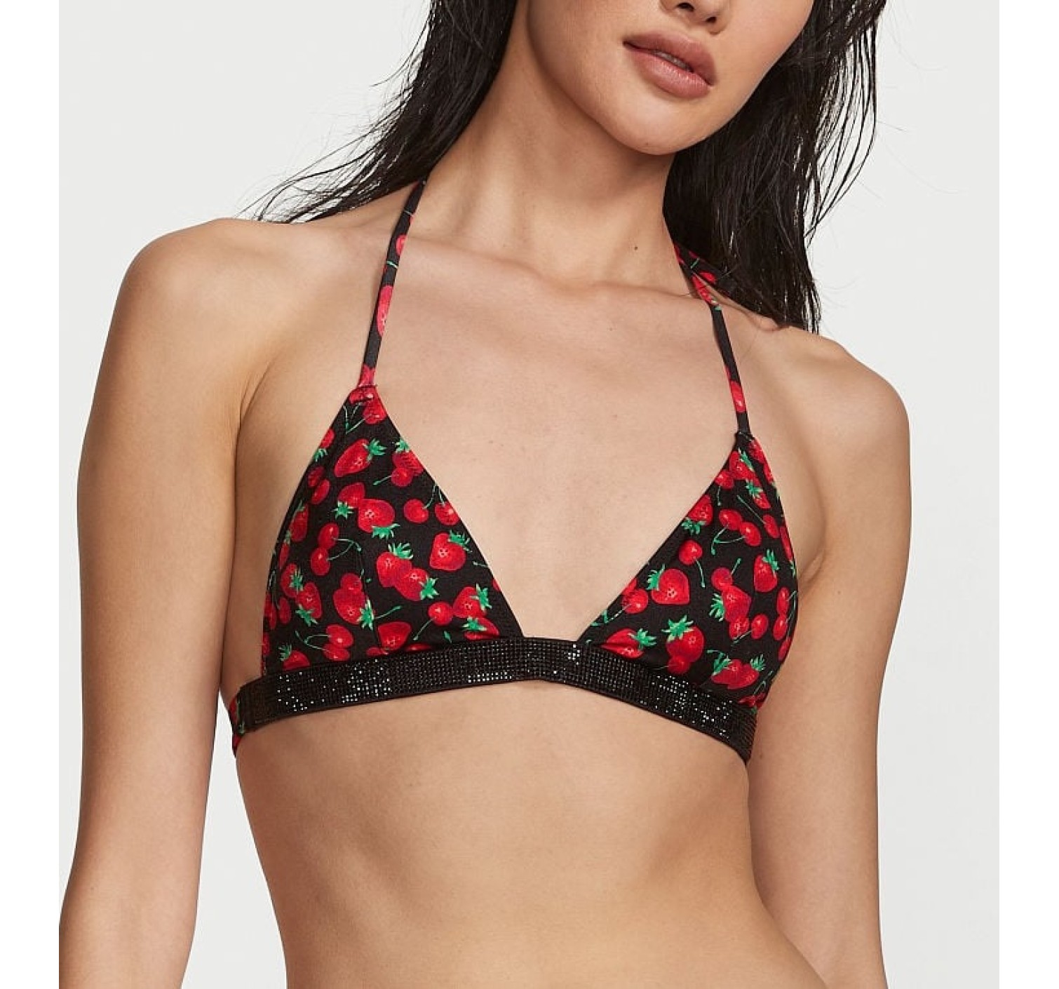 Купальник Shine Strap Triangle Bikini Mixed Berry