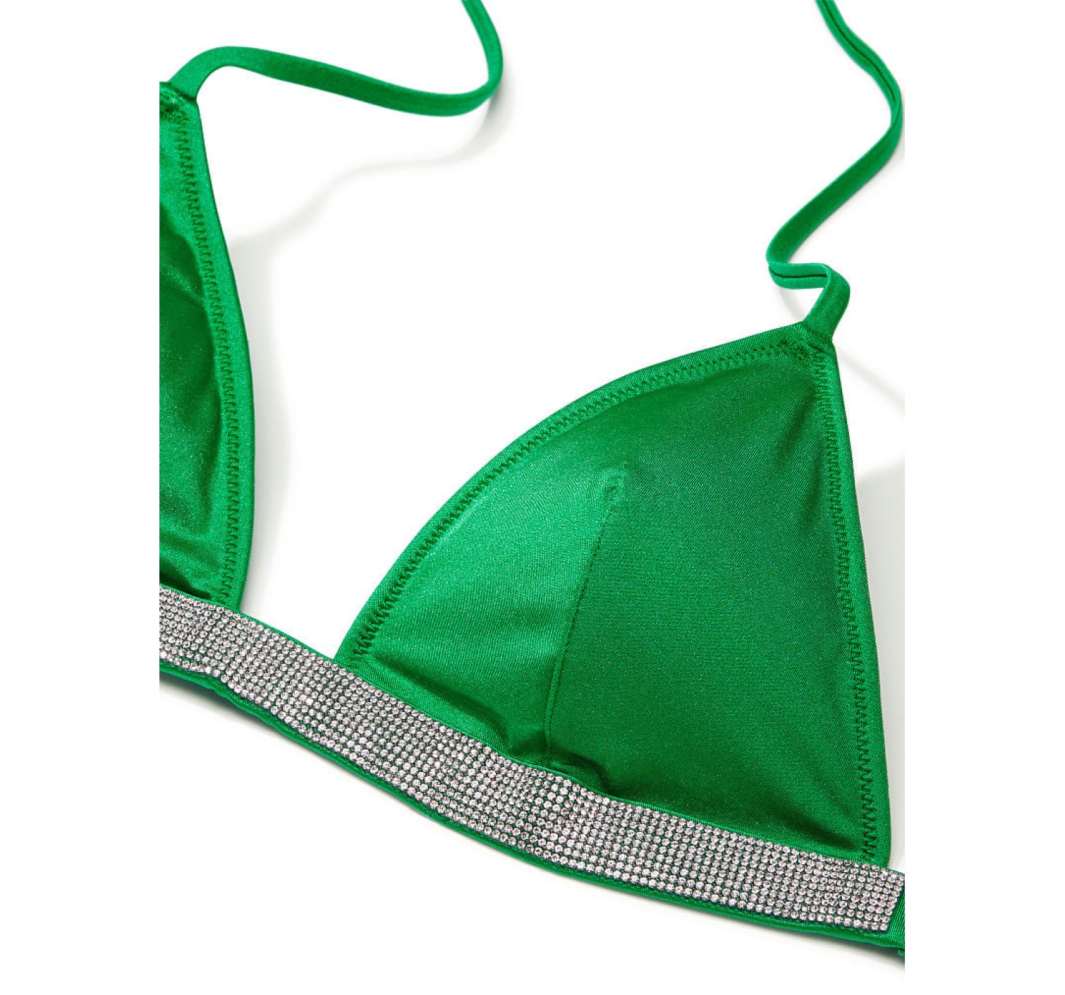 Купальник Shine Strap Triangle Bikini Verdant Green