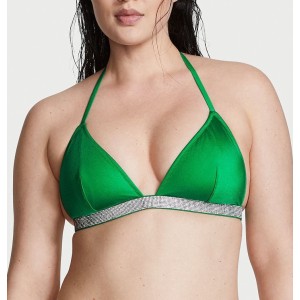 Купальник Shine Strap Triangle Bikini Verdant Green