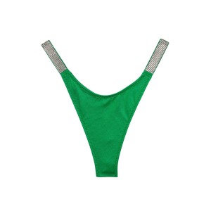 Купальник Shine Strap Triangle Bikini Verdant Green