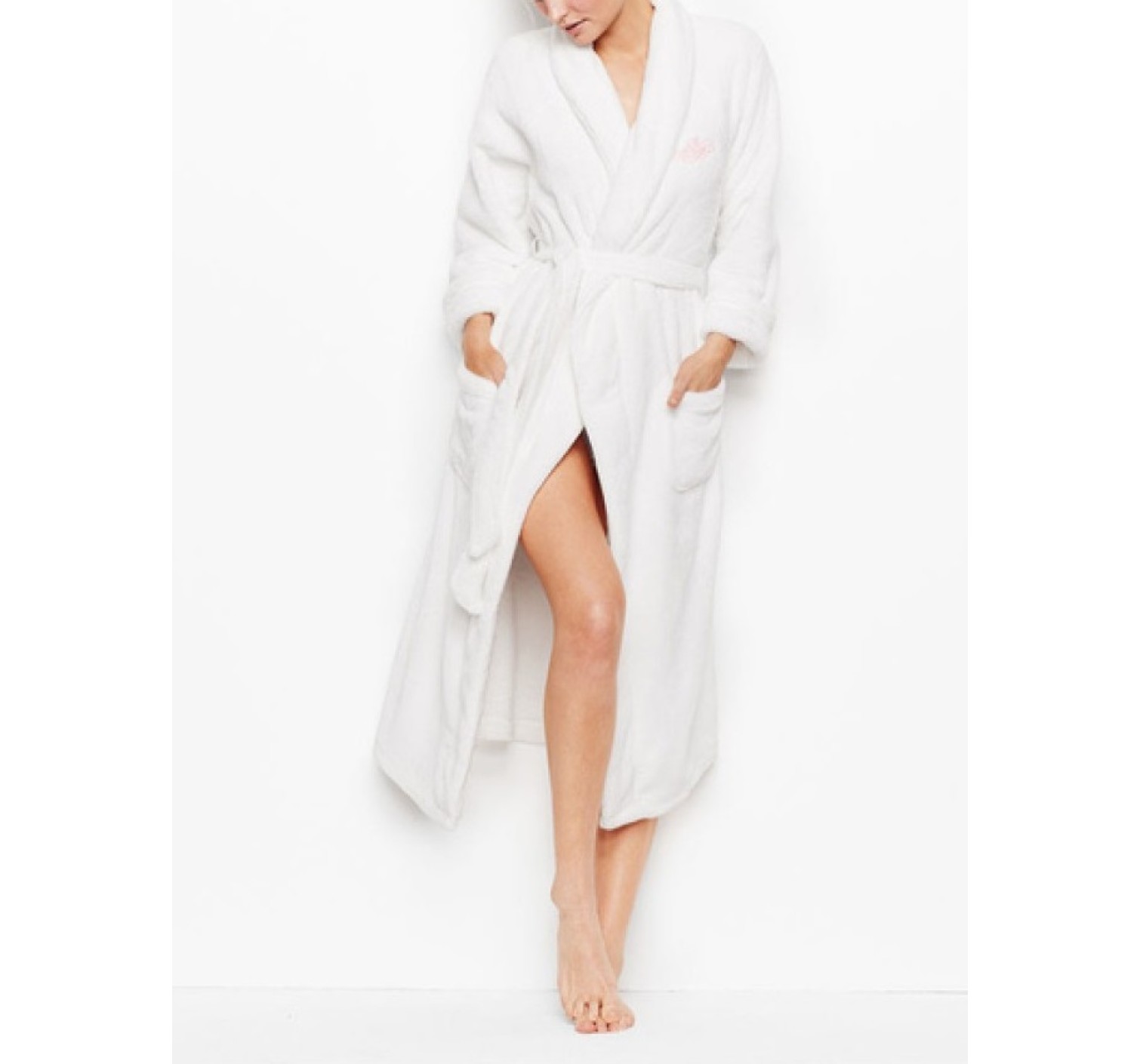 Халат PINK COZY PLUSH Long ROBE IVORY