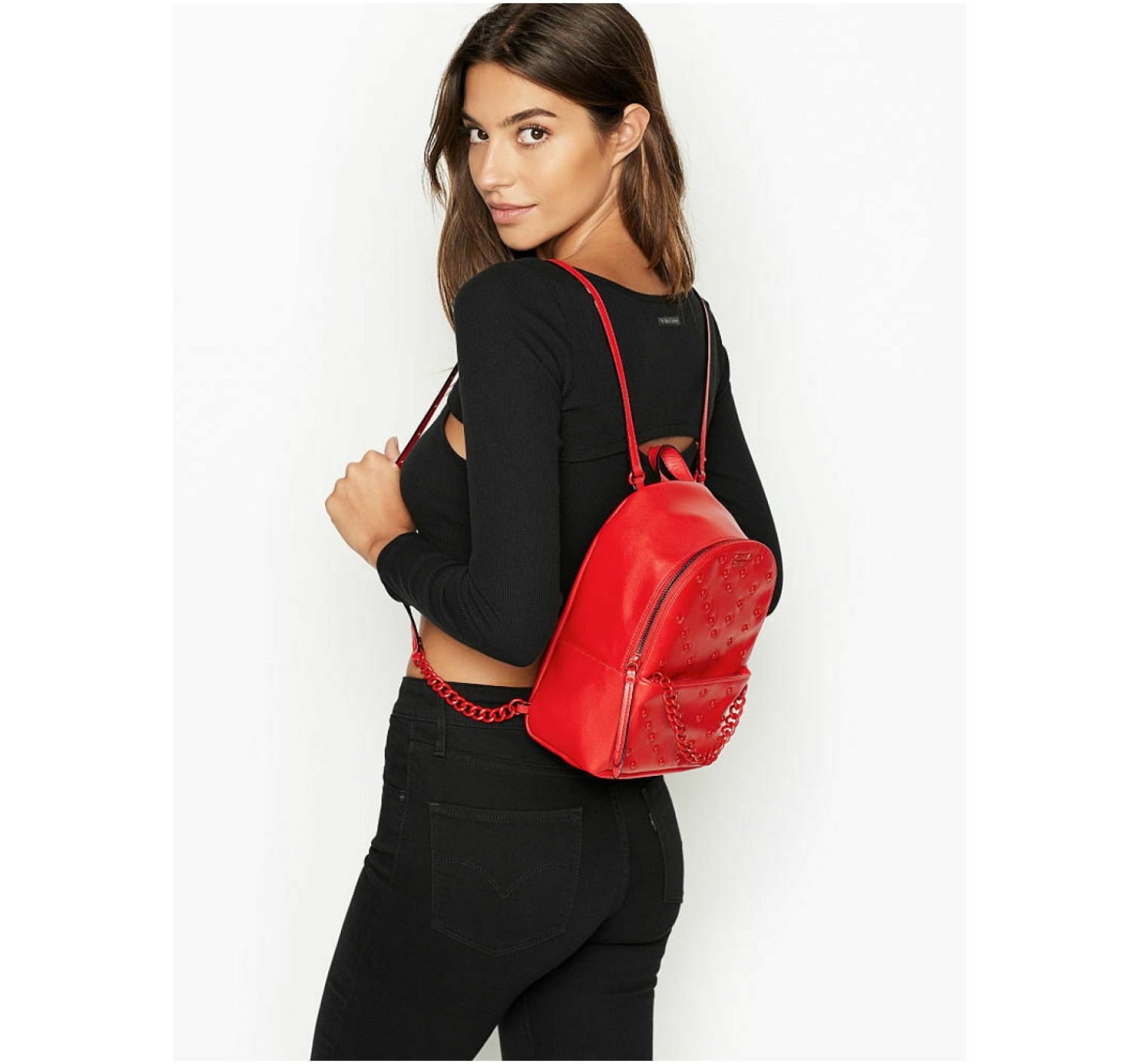 Рюкзак Victoria’s Secret VS Small City Backpack Red