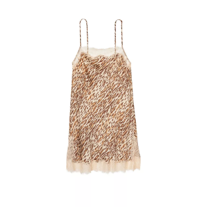 Пеньюар Satin Slip Dress Leopard