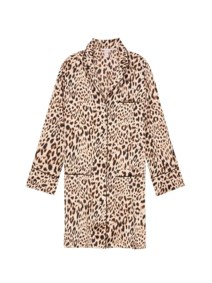 Ночная рубашка Satin Dress Leopard