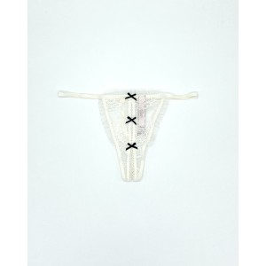 Трусики Dream Angels V-string panty White Lace