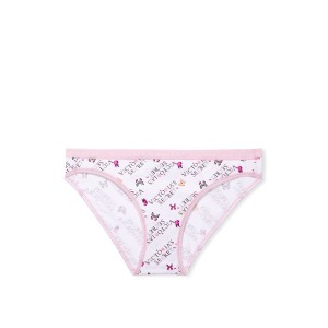 Трусики Stretch Cotton Bikini panty White Logo Butterfly