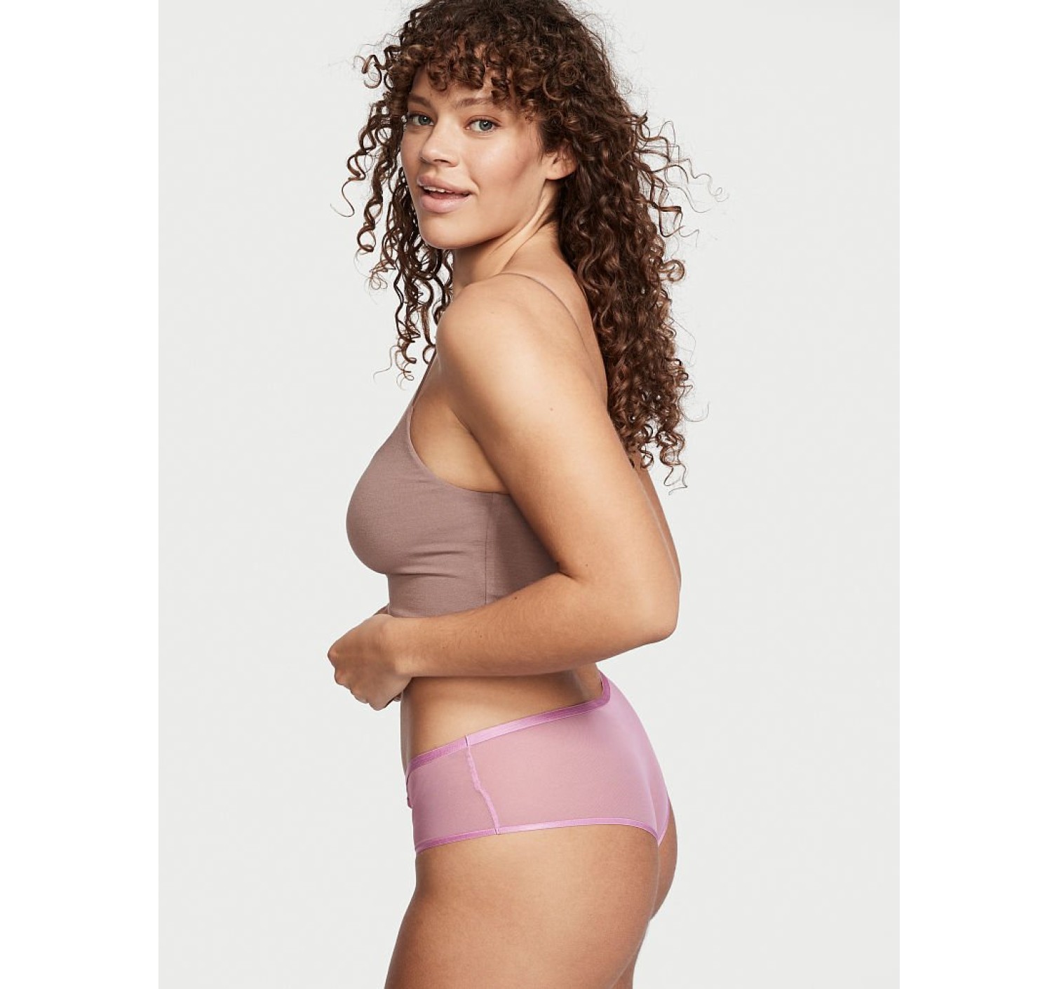 Трусики Very Sexy Lavender Strappy Heart Cheeky Panty