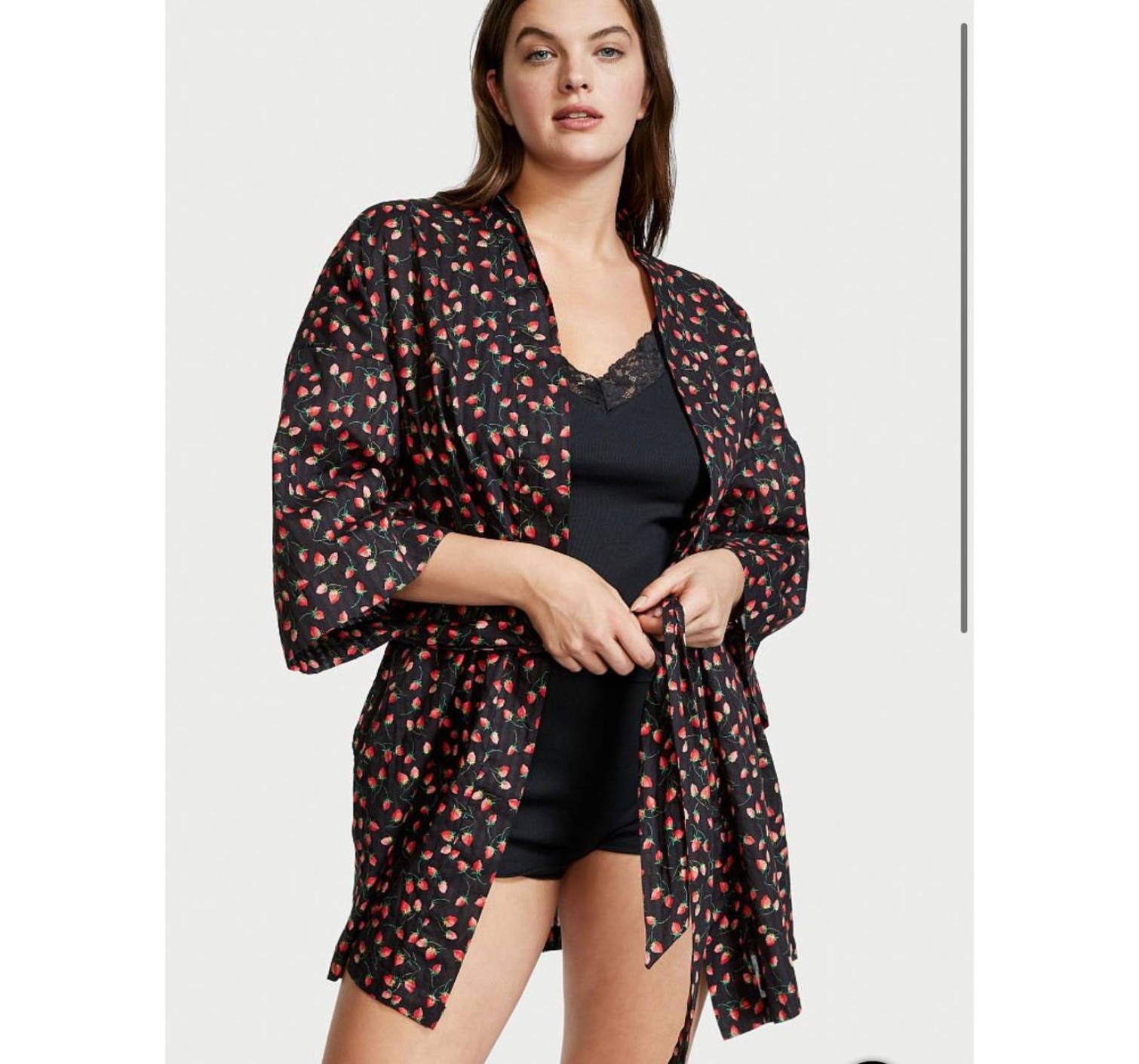 Піжама Cotton 3-PIECE PJ Set Strawberry print