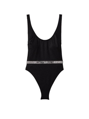 Купальник монокини Виктория Сикрет Shine Strap Plunge One-Piece
