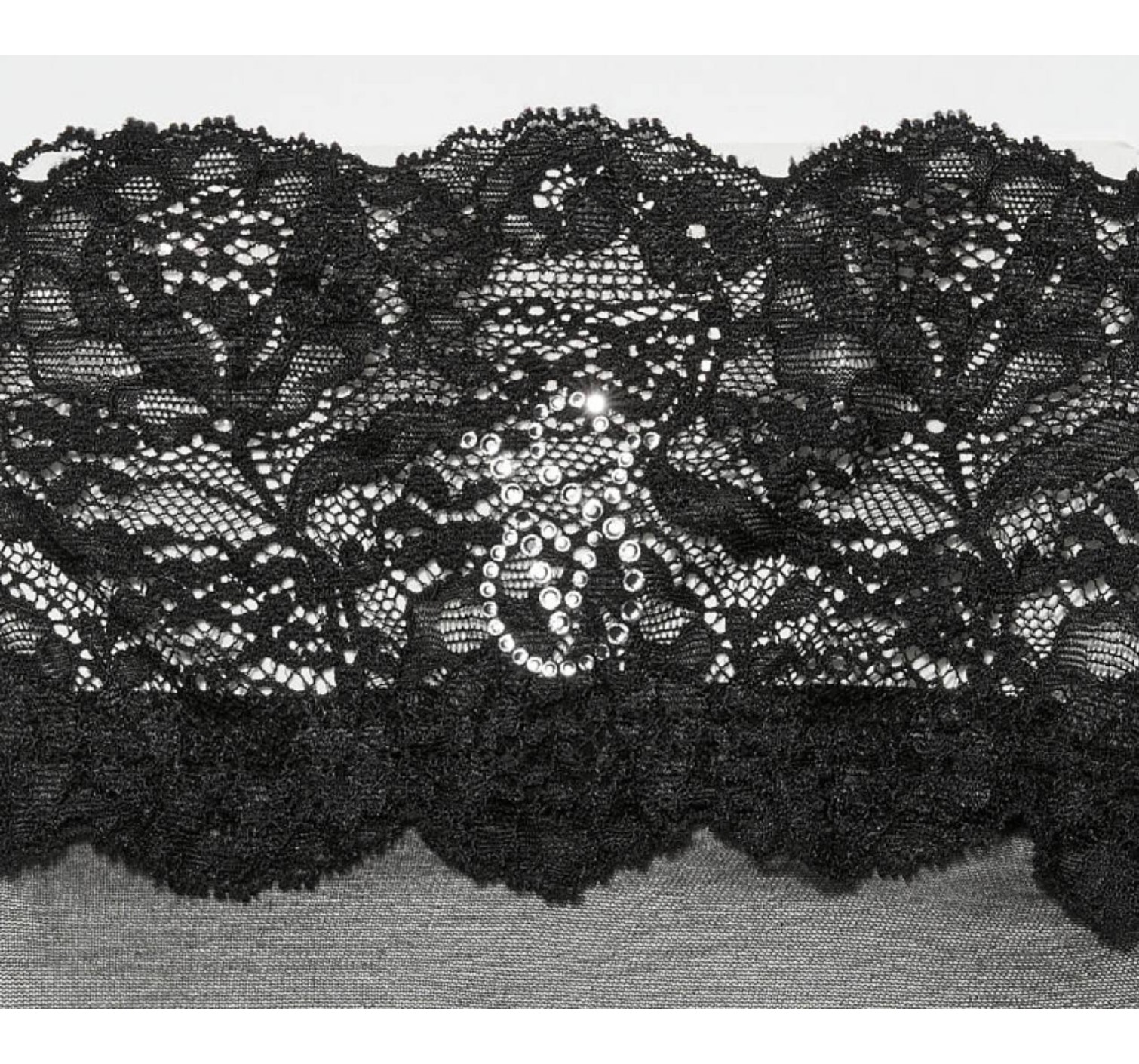 Панчохи Victoria's Secret Lace Top Thigh Highs with Reinforced Heel