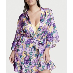 Сатиновый халат Very Sexy Satin Kimono Floral print