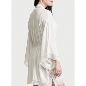 Халат Heavenly White Lace Modal Kimono