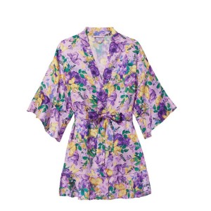 Сатиновый халат Very Sexy Satin Kimono Floral print