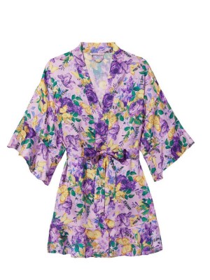 Сатиновий халат Very Sexy Satin Kimono Floral print