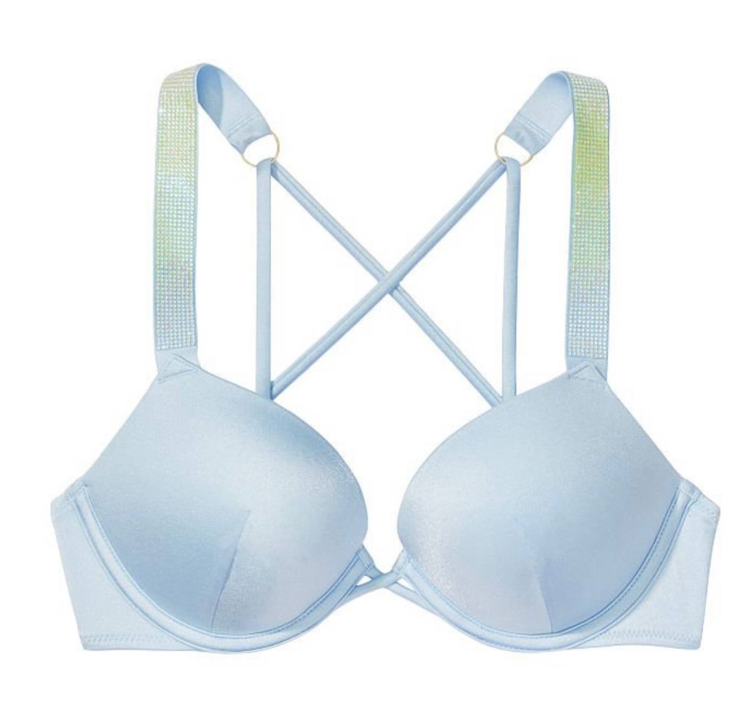 Купальник c двойным пушап Shine Strap Purity Blue SWIM