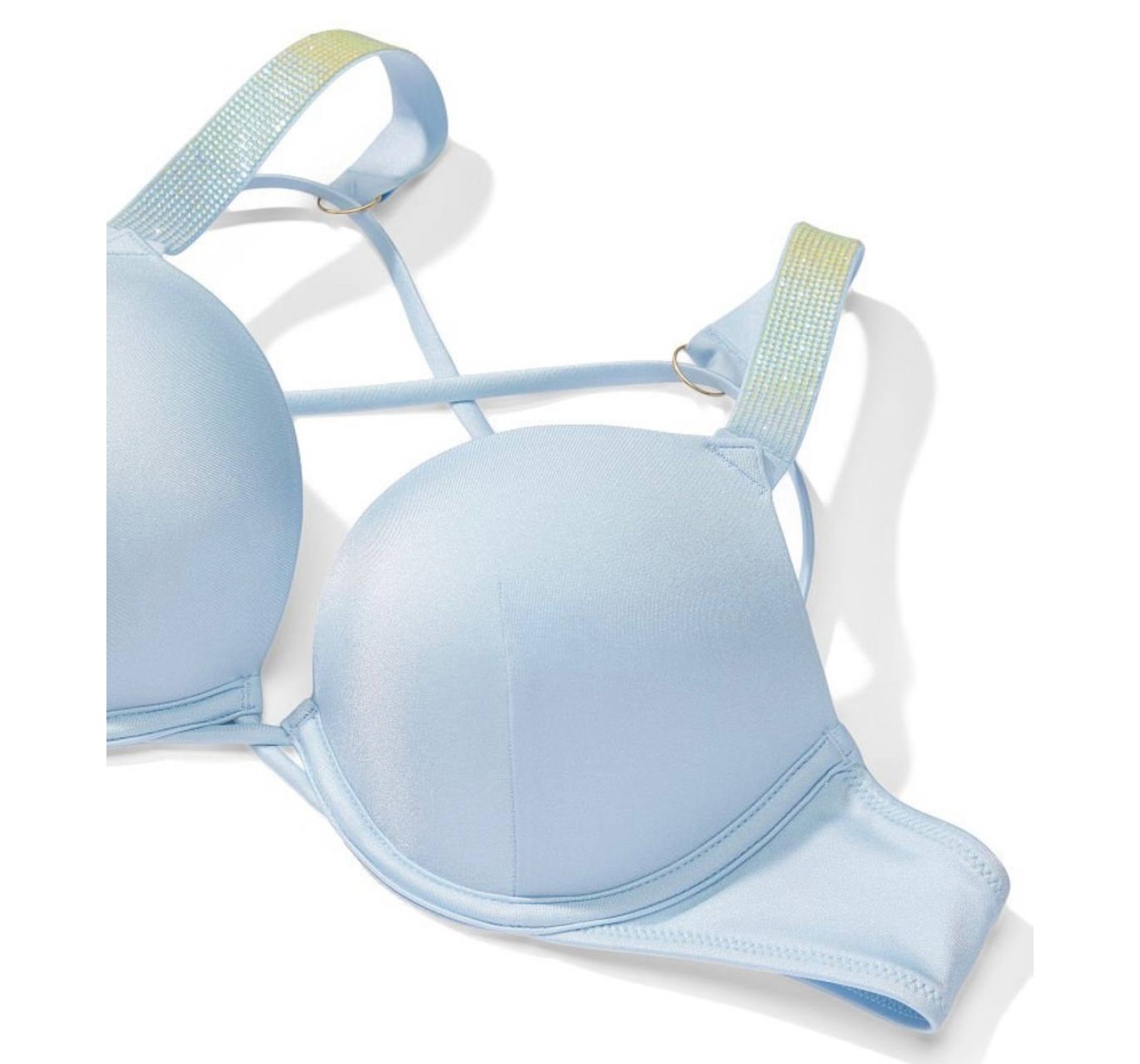 Купальник c двойным пушап Shine Strap Purity Blue SWIM
