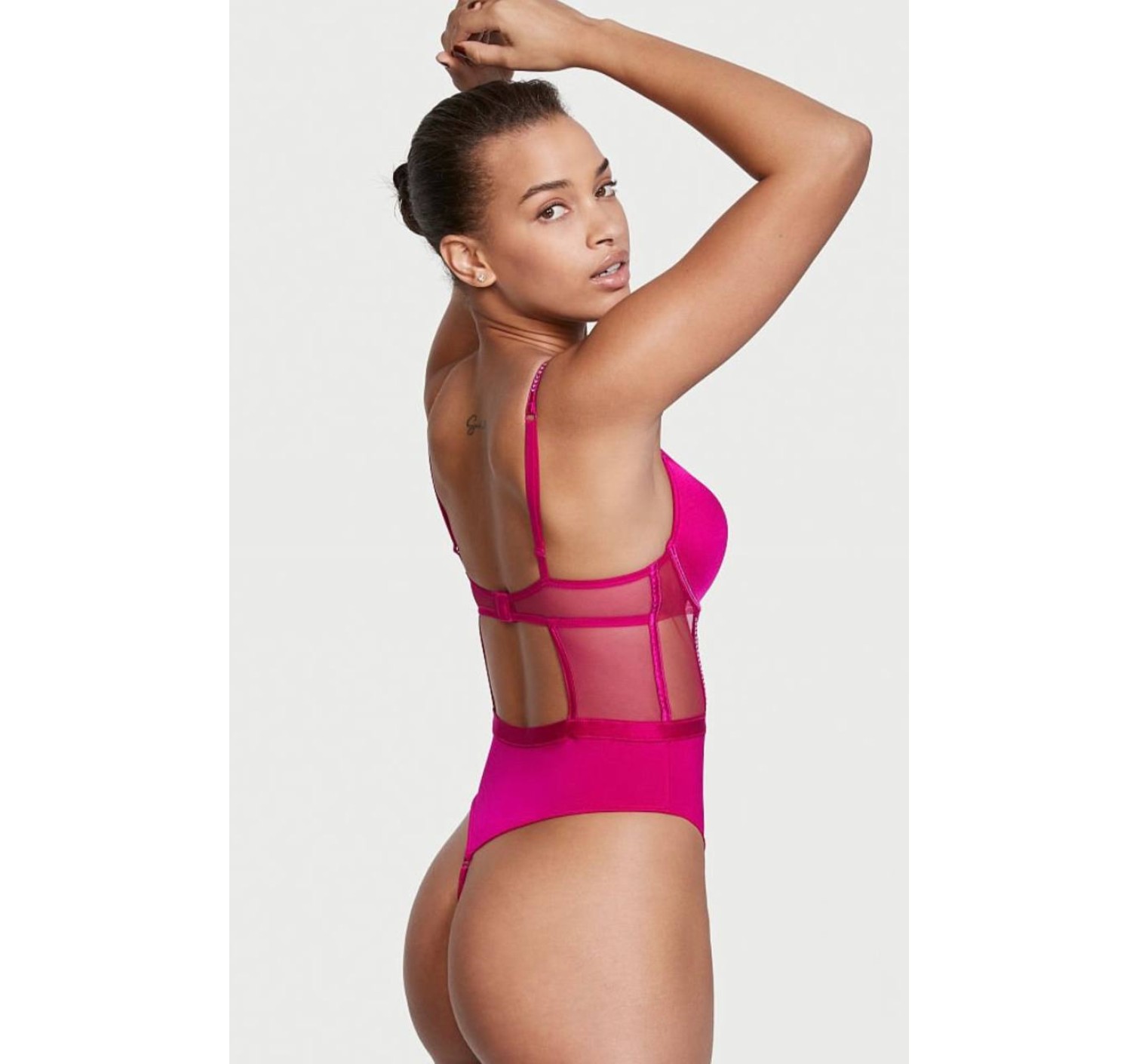 Боди Victoria’s Secret Very Sexy Fuchsia Shine Teddy