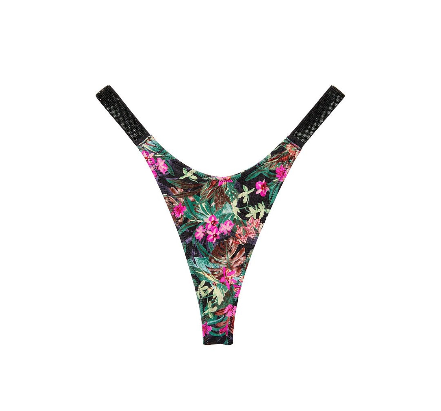 Купальник Triangle Shine Strap Swim Top Thong bottom Palm