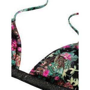 Купальник Triangle Shine Strap Swim Top Thong bottom Palm