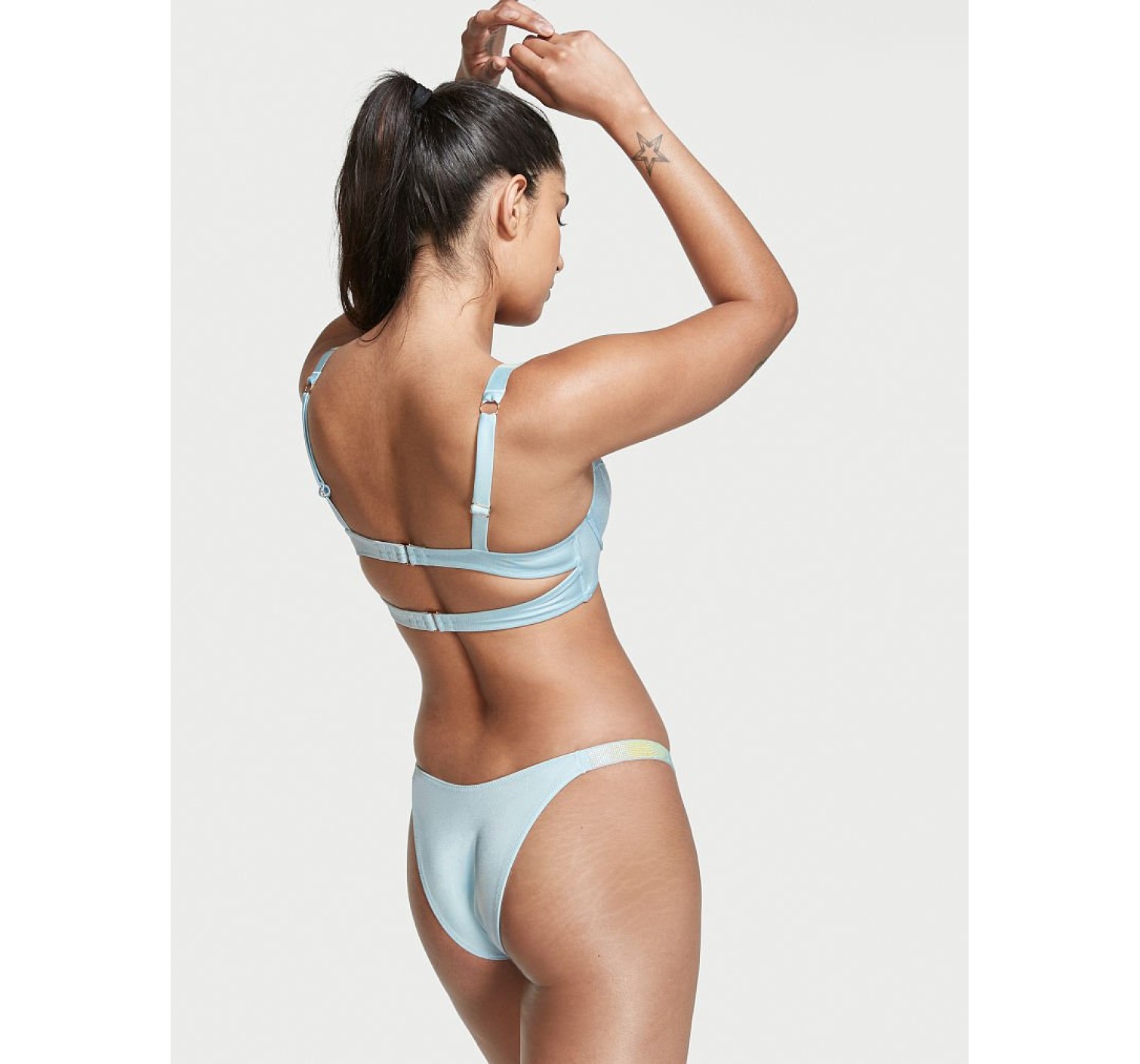 Купальник Triangle Shine Strap Swim Purity Blue