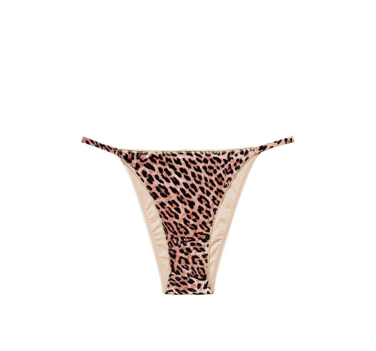 Купальник велюровый Triangle Velvet Bikini Leopard