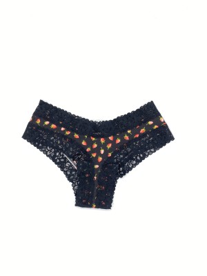 Трусики Cotton Lace Cheeky Panty Strawberry print