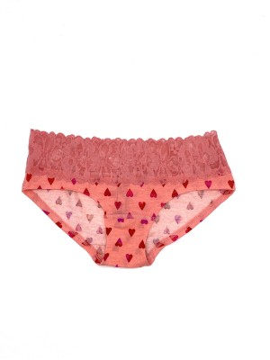 Трусики Lace Waist Cotton Hiphugger Panty heart